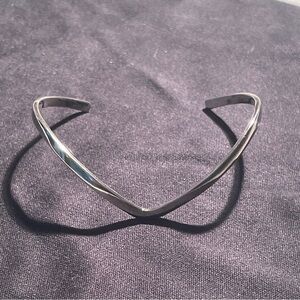 Sterling Silver Mexican Light Cuff Open Bracelet